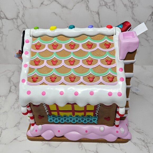NEW! Disney Parks Mickey Minnie Gingerbread House Popcorn Bucket - Picture 4 of 6